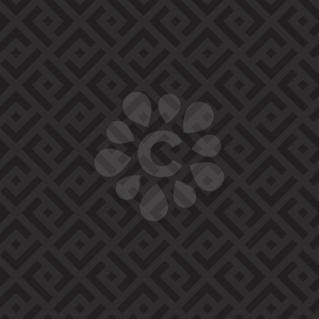 Black Checked Neutral Seamless Pattern for Modern Design in Flat Style. Tileable Geometric Vector Background.