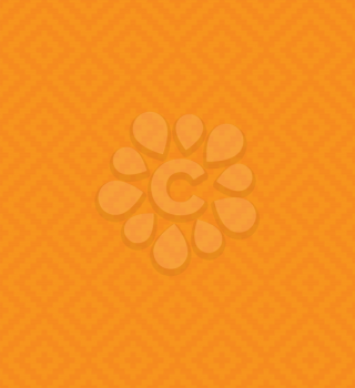 Orange Meander Pixel Art Pattern. White Neutral Seamless Pattern for Modern Design in Flat Style. Tileable Greek Key Vector Background.