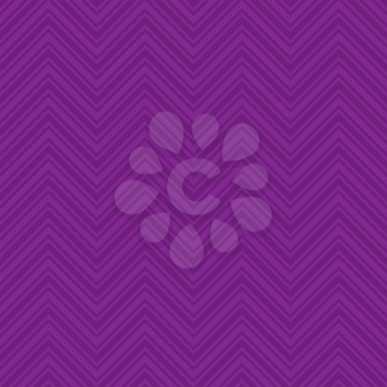 Purple Chevron Pattern. Neutral Seamless Herringbone Wallpaper Pattern for Modern Design in Flat Style. Tileable Geometric Technology Vector Background.