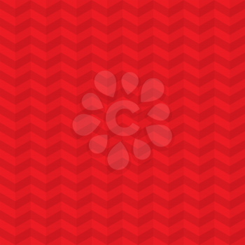 Red Chevron Pattern. Neutral Seamless Herringbone Wallpaper Pattern for Modern Design in Flat Style. Tileable Geometric Tech Vector Background.