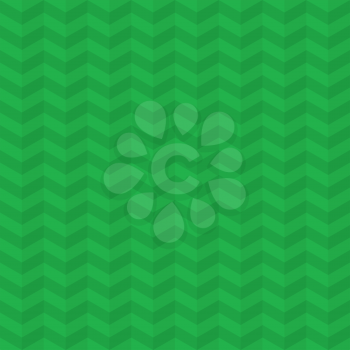 Green Chevron Pattern. Neutral Seamless Herringbone Wallpaper Pattern for Modern Design in Flat Style. Tileable Geometric Tech Vector Background.