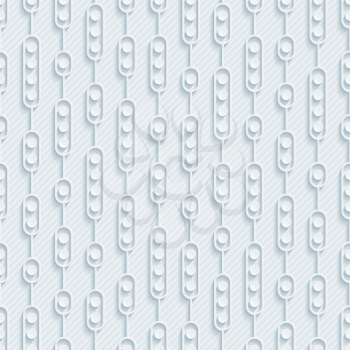 Light gray seamless pattern. Abstract 3d tileable wallpaper background. Vector EPS10.