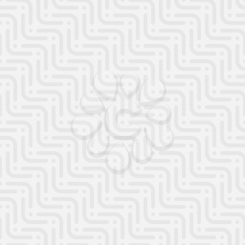 Herringbone neutral seamless pattern in flat style. Tileable vector web background in white color.