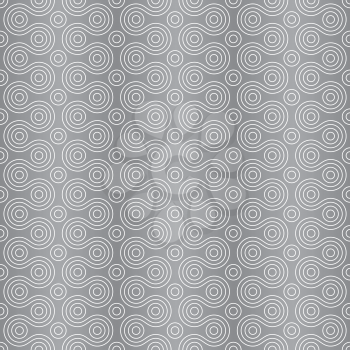 Vertical wavy stripped seamless pattern. Neutral white tileable vector background.