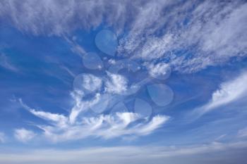 Beautiful cloudscape with stratospheric clouds and others