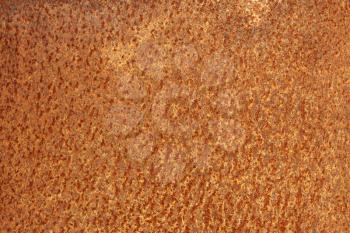 Old rusty iron sheet as a structured texture