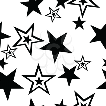 Vector. Seamless star ornament  in color 39