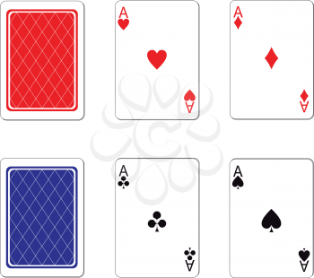Vector. Playing card set 02