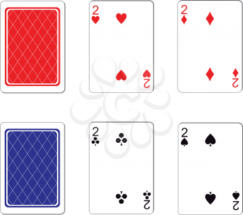 Vector. Playing card set 05