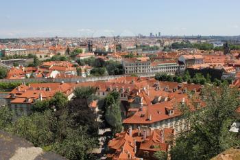 Prague buildings roof tops 6957