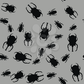 Beetle insect seamless texture 663
