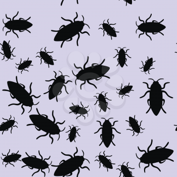 Beetle insect seamless texture 668