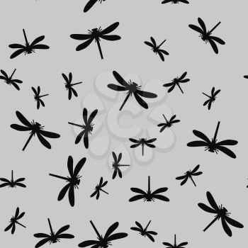 Dragonfly insect seamless texture 670