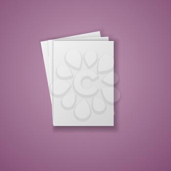A4 Paper Sheet isolated on white background. Vector