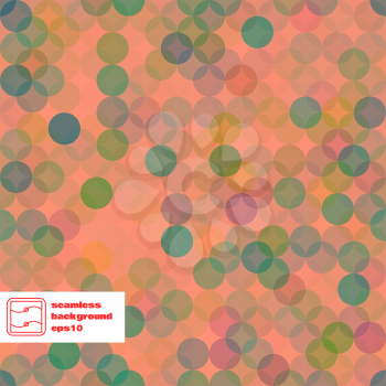 Abstract Seamless Dots Pattern Background. Vector illustration