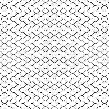 Seamless Cage. Grill. Mesh. Octagon Background. Vector illustration