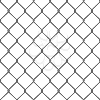 Seamless Wire Mesh. Net. Cage. Vector illustration
