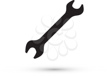 Wrench isolated. Vector illustration