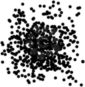 Abstract Black glow Dots Background Vector illustration