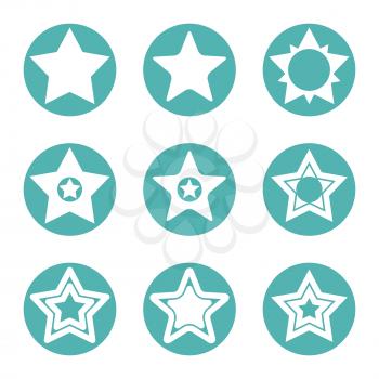 Star icon vector illustration isolated on white background
