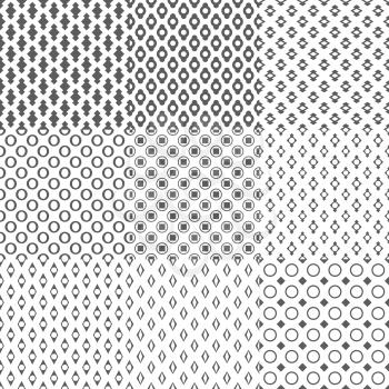 Simple Geometric Seamless Pattern Background Vector illustration