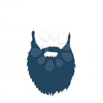 Beard isolated on white background Vector illustration