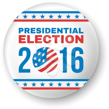 Badge for Presidential Election 2016. Vector illustration