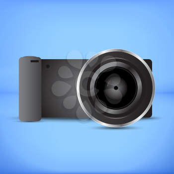 Black plastic Digital Mirrorless interchangeable lens camera