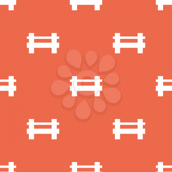 Seamless park pattern with a red background
