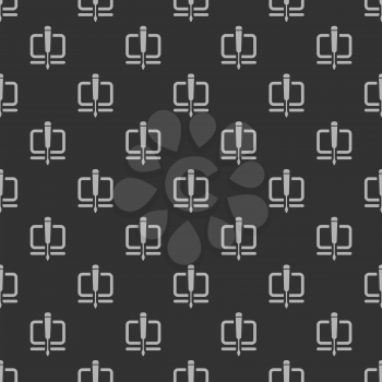 Computer repair seamless pattern on black background