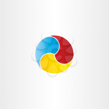 color circle business symbol design element