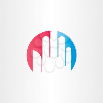 human hand fingers symbol design