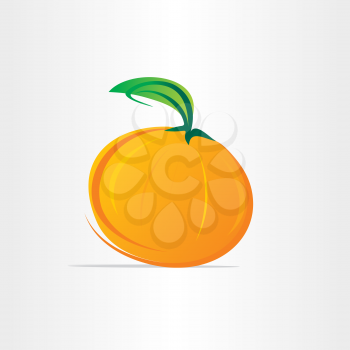 orange fruit juice vector design element