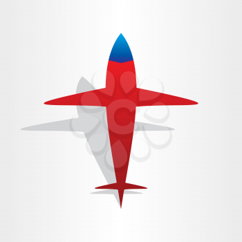 plane airplane flying symbol  abstract design element