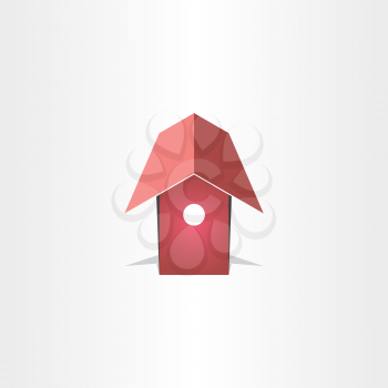 bird house vector symbol design