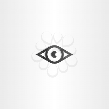 black eye design vector icon design