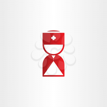 doctor medical man first aid red icon design