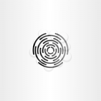 target icon black symbol design element