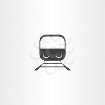 black train icon vector design passenger