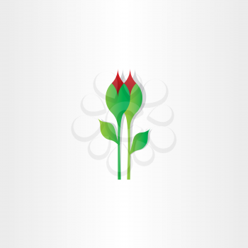 carnation flower vector design element symbol