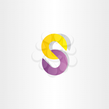 chain letter s logo vector design