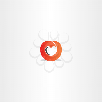 red heart gradient logo symbol sign icon
