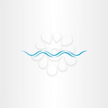 water wave ocean waves icon design element sign