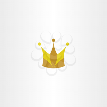 king crown logo vector icon symbol design