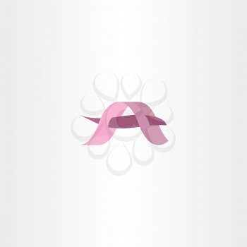 logotype a pink icon logo a vector design