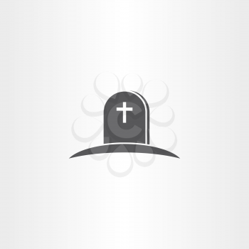 tomb vector death icon symbol abstract