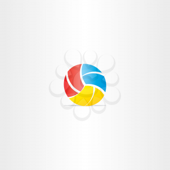 volleyball vector logo icon symbol