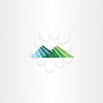 mountain hill vector logo icon