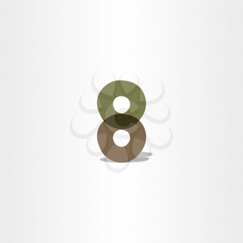 number 8 logo icon 8 vector eight 