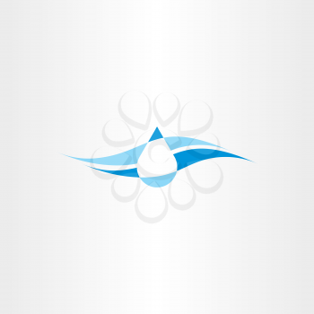 spring fresh mineral water icon logo